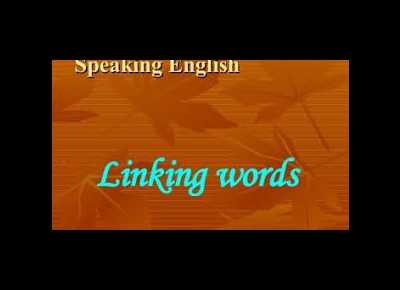 Linking words for IETLS speaking