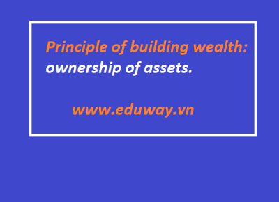 The principle of building wealth 