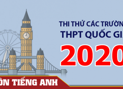 Đề thi tham khảo kỳ thi THPT quốc gia năm 2020