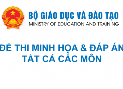 Đề thi tham khảo THPT quốc gia năm 2020