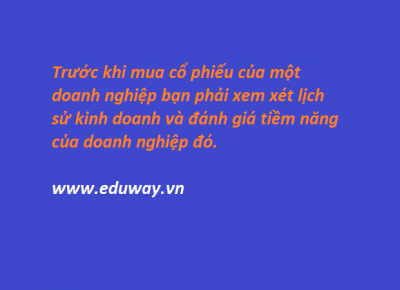 Các thông số tài chính quan trọng phải biết trước khi đầu tư chứng khoán Các thông số tài chính quan trọng phải biết trước khi đầu tư chứng khoán